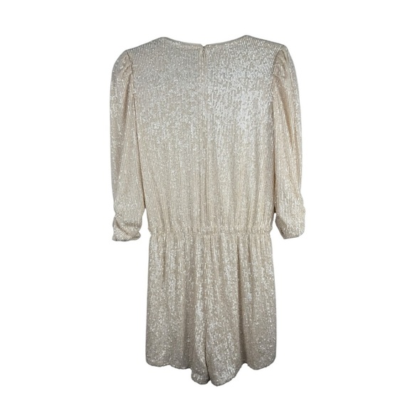 NWT GENERATION LOVE ALLEGRA SEQUIN JUMPER IN SHELL 3/4 INCH SLEEVE XS - Picture 10 of 14